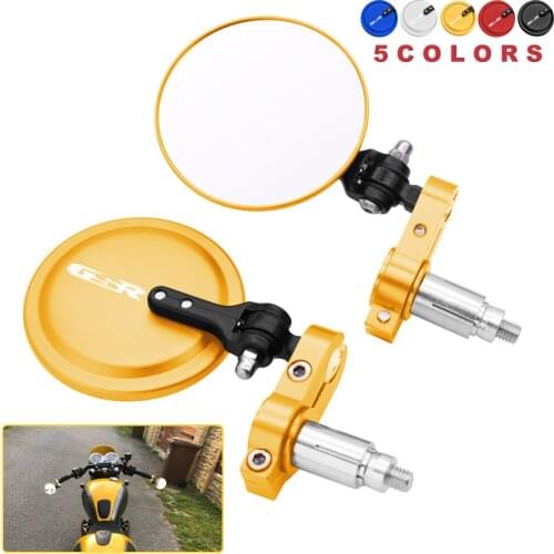 GSR 7/8" 22mm Motorcycle Rearview Mirrors Rear View Handle Bar End fits For SUZUKI GSR 400/600/750 GSR400 GSR600 2006-2012 2011