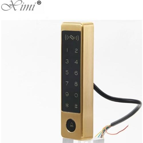 IP65 Waterproof Door Access Control System Touch Keypad 125KHZ RFID Card Access Controller Standalone Door Access Control Reader