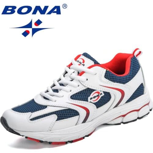 BONA 2020 New Designers Trendy Sneakers Man Comfortable WalkingMen Casual Shoes Men Leisure Footwear Masculino Zapatos De Hombre