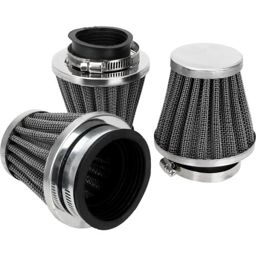 LEEPEE Motorcycle Filters Motorcycle Mushroom Head Air Filter Clamp On Air Filter Cleaner 39/42/50/mm Caliber Size Universal