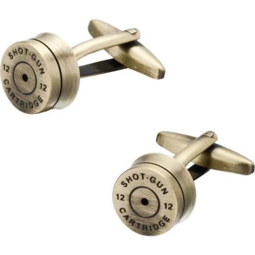 Fashion brand mens shirts Cufflinks Cuff popular brass bullet Cufflinks Wedding Gift wholesale and retail