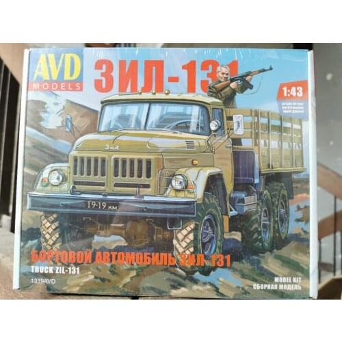 NEW AVD Models 1:43 Scale Truck ZIL-131 Model Kit 1319AVD Unassembled