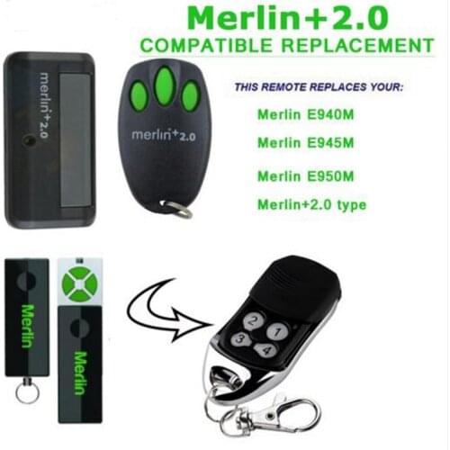 NEW FOR Merlin+2.0 E945 garage door remote control top quality