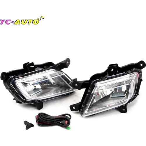 1 Set Front Bumper Fog Lights Lamp Front Fog Lamp Driving Lamp foglamp Running light For KIA RIO 2010-2012 FogLamp Assembly