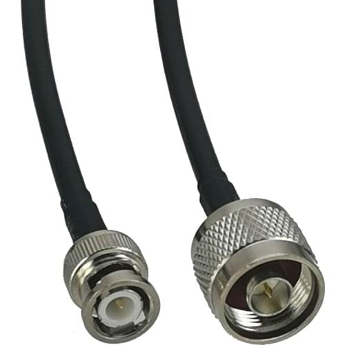 RG58 Cable BNC Male Plug to N Male Plug Straight 6inch~20M