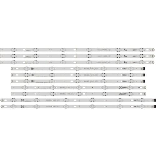 10 PCS/set LED backlight strip for LG 60UJ6309 60UJ6300 60UJ6050 60UJ630V 60UJ634V EAV63673006 60UJ63_UHD_A B C D NC600DGE AAFXC