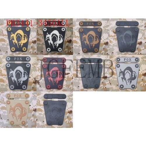 MGS Ghost FOX Morale tactics 3D PVC Patch