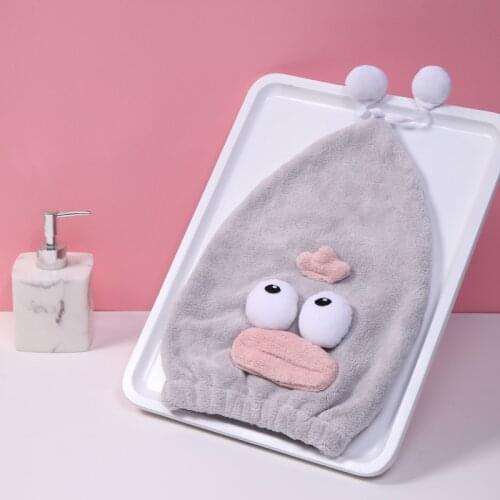 YADA New Bathroom Magic Microfiber Hair Fast Cartoon Towel For Adults Women Towels Bath Wrap Hat Quick Cap Turban Dry TW200002