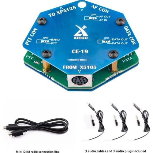 Ziqqucu Original Xiegu CE-19 CE19 Data Interface Expansion Card For XIEGU G90 X5105 ACC PTT XPA125