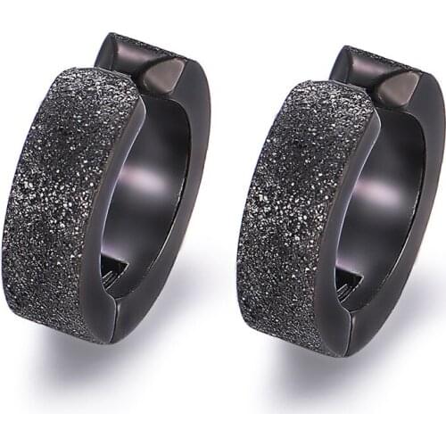 Fashion Clip Earrings Ear Cuff Frosted Delicate Punk Jewelry for Women Men Without Piercing Earring Accessories 1 Pair