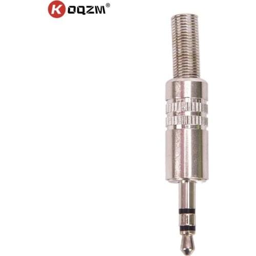 Replacement 3.5mm 3 Pole Male Repair Headphones Audio Jack Plug Connector Soldering For Most Earphone Jack 1pc