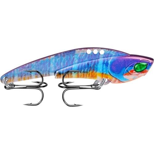 1PCS 60mm 12g VIB Trout Spoon Sequins Lures for Fishing CrankBaits Fishing Artificial Rotating Hard Bait Pesca Wholesale