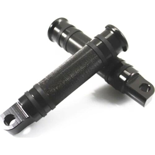 2pcs Black Rear Front Foot Pegs Motorcycle Pedal Footrest Footpeg For Harley Dyna Sportster 1200 883 Softail Touring