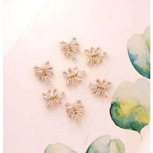 5pcs TN5261 Luxury animal Alloy Zircon Nail Art Crystal nail jewelry Rhinestone nails accessories supplies decorations charms