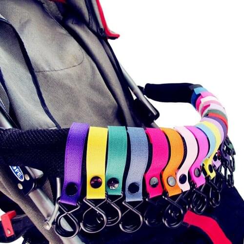 8 Color High Quality Convenient Plastic Baby Stroller Accessories Pram Hook Pushchair Car Hanger Hanging Strap Hot Sale 2020