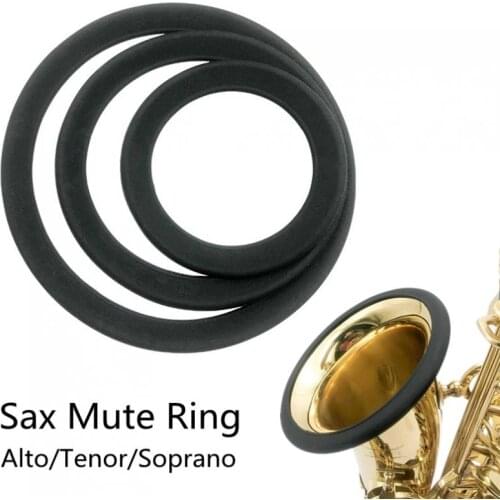 Silica Gel Sax Mute Ring Dampener Silencer for Alto / Tenor / Soprano Saxophone