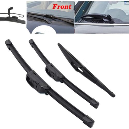 3pcs/set Car LHD Front Wiper Blades For Mini One Cooper S D Hatch F55 F56 2013 - 2019 Windshield Windscreen Front Window
