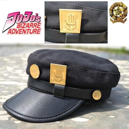JoJos Bizarre Adventure JOJO Cosplay Anime Props Hat Metal Medal Character Props Accessory Halloween