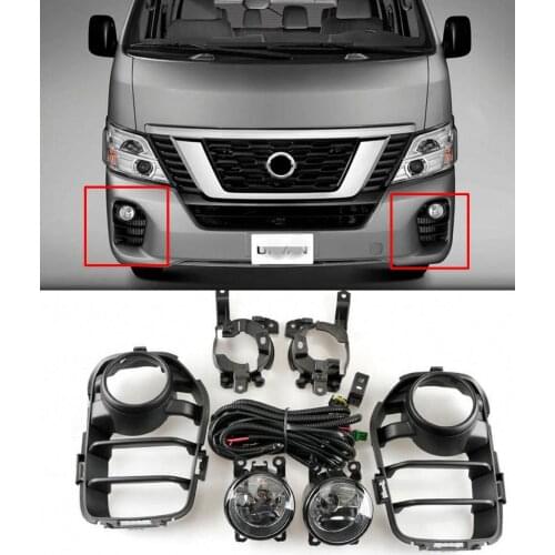 JanDeNing Car Front Fog Light Bumper Lamp assembly kit For N issan NV350 Uran 2018-2020