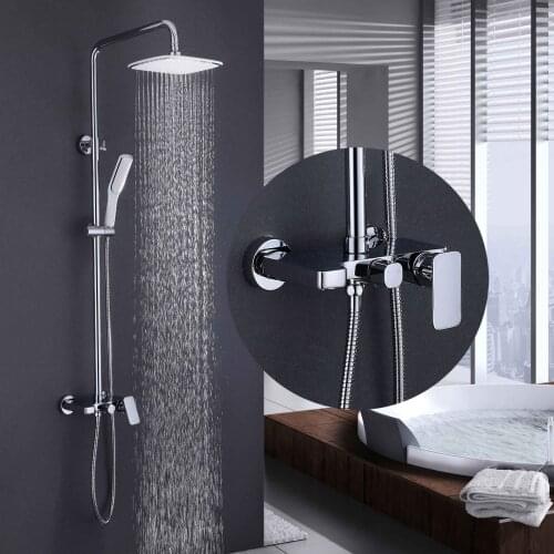 Kaiping manufacturers selling luxury flat shower shower three function DS33001 hot and cold water tap