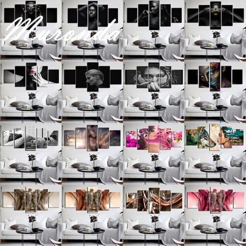 Modern Style Canvas Painting Wall Art Poster Figure And Animals Modern Home Decor Prints Living Room Decoration Paintings