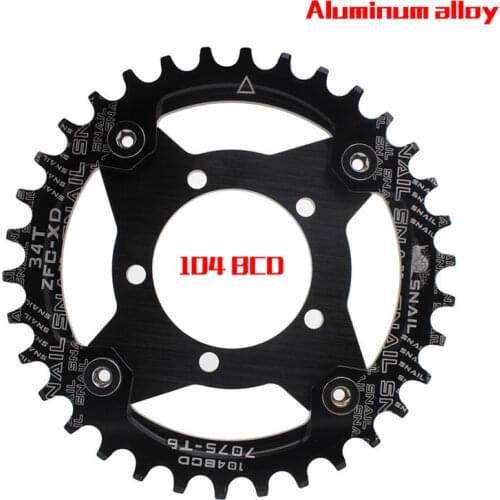 Bafang Electric Bicycle Motor Crankset 104BCD 130BCD Aluminum Alloy Chainring Chain Ring Adapter MTB Bicycle Accessories
