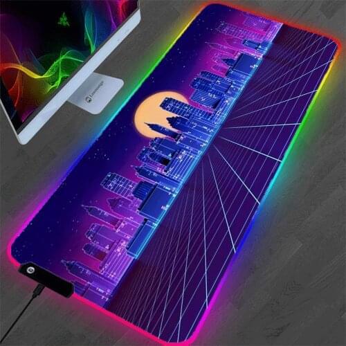 Mouse Pad Mini Pc Office 2019 Gaming Keyboard Mousepad One Piece Wholesale Notebook Desk Mat Xxlled Rubber Luminous Mouse Mat Xl