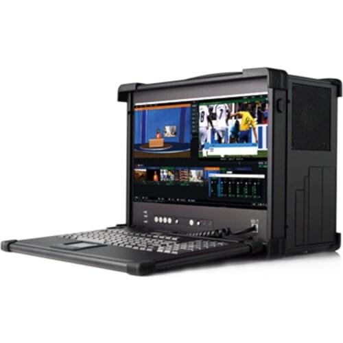 Network portable HD video recording and broadcasting all in one machine campus sports slow motion matting virtual studio system
