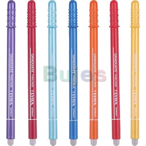 Original Germany lyra Hand drawn fiber pen, light color pen, line marker for students drawing watercolor pen art supplies