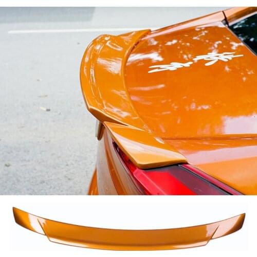Trunk Spoiler Carbon Surface ABS Material yofer Rear Ducktail Spoiler For Honda Civic Sedan 16 17 18 19