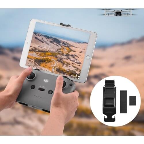 SUNNYLIFE Universal Tablet Bracket Holder Stand Mount Extender with 2 Sponge Mat for DJI Mavic Air 2 Mini 2 Drone Remote Control