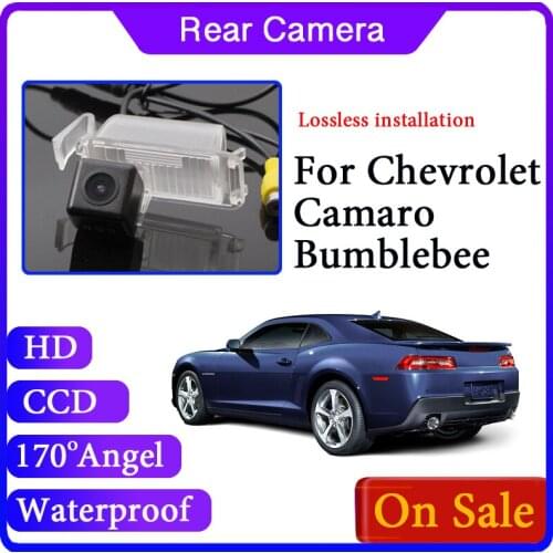 Reversing Back Up Waterproof Car Camera For Chevrolet Camaro Bumblebee 2009~2015