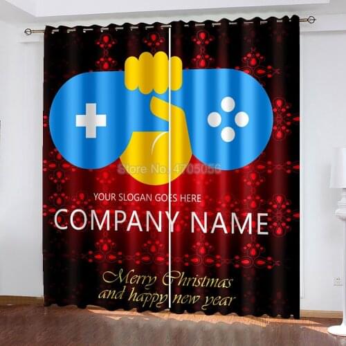 Polyester Blackout Curtains 2 Panels 3D Printed Gamepad 90"x110" Inch Window Drapes Boy Girl Kids Bedroom Living Room Decor Gift