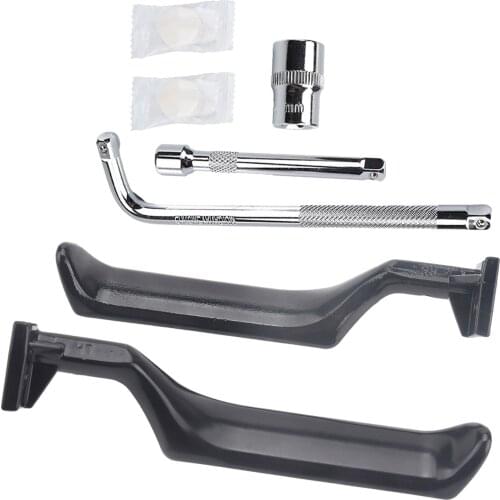 1 Set Inner Interior Door Handle Front Driver & Passenger Side for Ford Bronco 1987-96 F150 F250 F350 E7TZ1522600A E7TZ1522601A