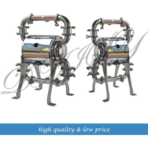 19mm Import and Export Health Food Grade Stainless Steel 304/316 Pneumatic Diaphragm Pump