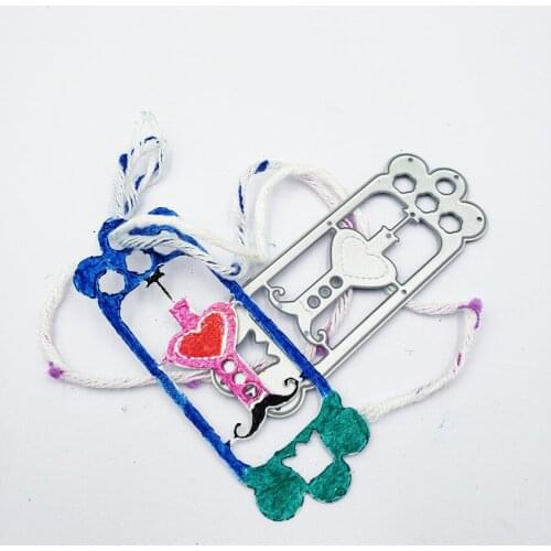 2.8*11.1cm beard bookmark die Cutting dies metal crafts paper die-cutting /DIY embossing Easter Halloween Scrapbooking