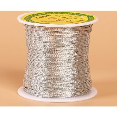 2019 New Silver/ Gold Color Chinese Knot Cord String Cord For DIY Handicraft Tool Hand Stitching Thread