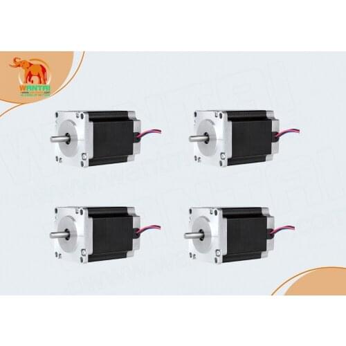 4PCS 57BYGH633 Wantai Stepper Motor/Stepping motor, Nema 23 with 270oz-in, 3.0A, 78mm,6 leading wires CNC Engraver