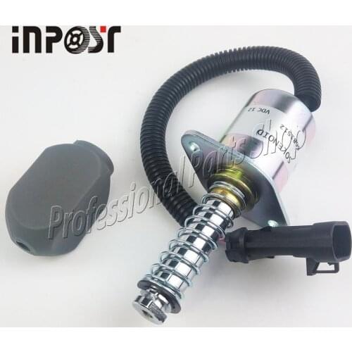 7136559 6681512 6667992 12V Traction Lock Solenoid Fits Bobcat 753 S175 S250 S530 with boot