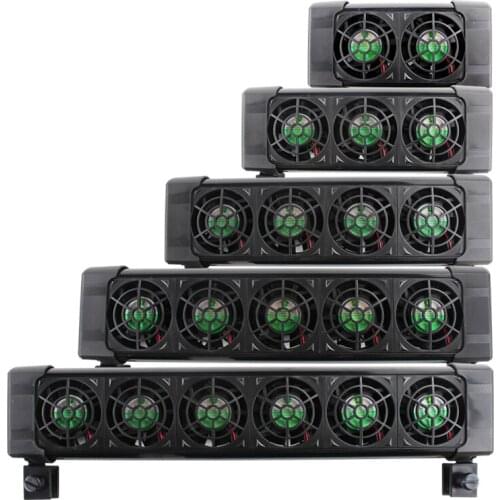 Aquarium fish tank automatic temperature control fan tank cooling fan for aquarium fan water cooling mute 1/2/3/4/5/6