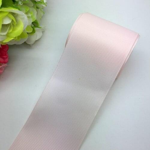 3yards/lot 2Inch 50mm Wide Light pink Grosgrain Ribbon Hair Bows Wedding DIY Crafts
