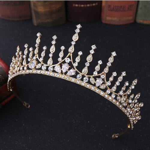 FORSEVEN Shining Crystal Headbands Tiaras and Crowns Royal Princess Diadem Bride Noiva Bridal Wedding Hair Jewelry mujer 2020