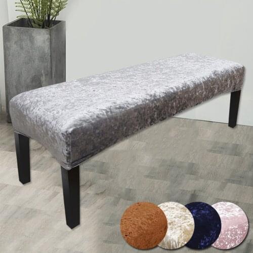1PC Piano Chair Cover Velvet Fabric All-inclusive Anti-dirty Stool Protector Thickened Bench Covers High Quality Home Decoration