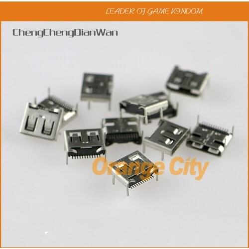 ChengChengDianWan Headphone Audio Jack Earphone Connector Charging Socket Port For Xbox One xboxone Gamepad Controller 2pcs/lot