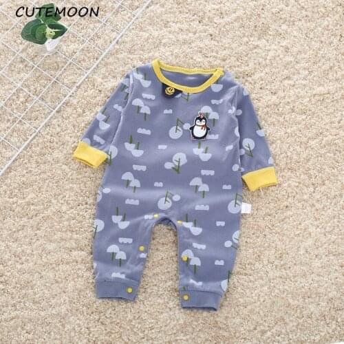 Baby Spring Autumn Rompers Fashion Cartoon Clothing For Infant Newborn Boys Girls Jumpsuit For Bebes Cute Clothing