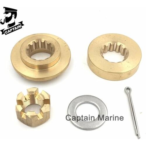 40-60HP Hardware Kit Thrust Washer/Spacer/Nut/Cotter Pin for Outboard Propeller Yamaha 50HP 55HP