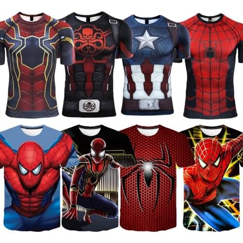 Summer 3D Children T Shirts Boys Clothes Hero Spidey Hero Super Baby Boy Tee Kids T-Shirt Summer Fashion Streetwear Tops