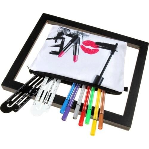 MABOX The best makeup tools new 3D Love portable printing cosmetic bag ladies multifunctional storage cosmetics beautiful