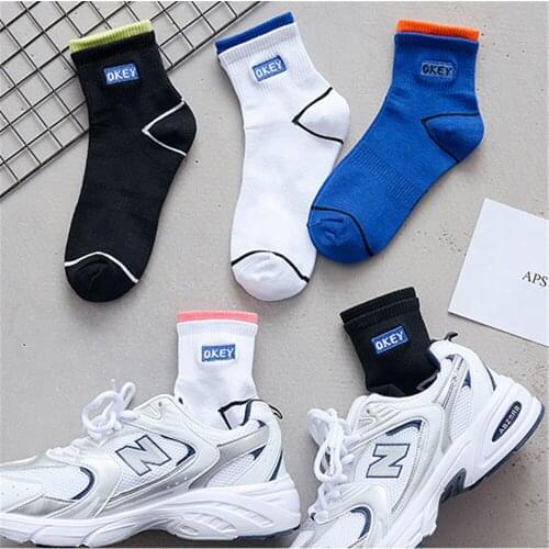 New Socks Mens Basketball Socks European and American Street Fashion Sports Socks Breathable Tube Socks Men Cotton Socks