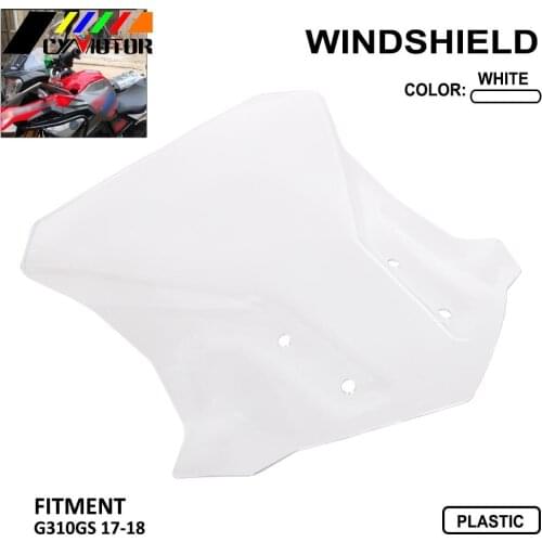 Motorcycle ABS Black Windshield Fairing Windscreen Wind Shield For BMW G310GS G 310 GS 2017-2018 Street Bike
